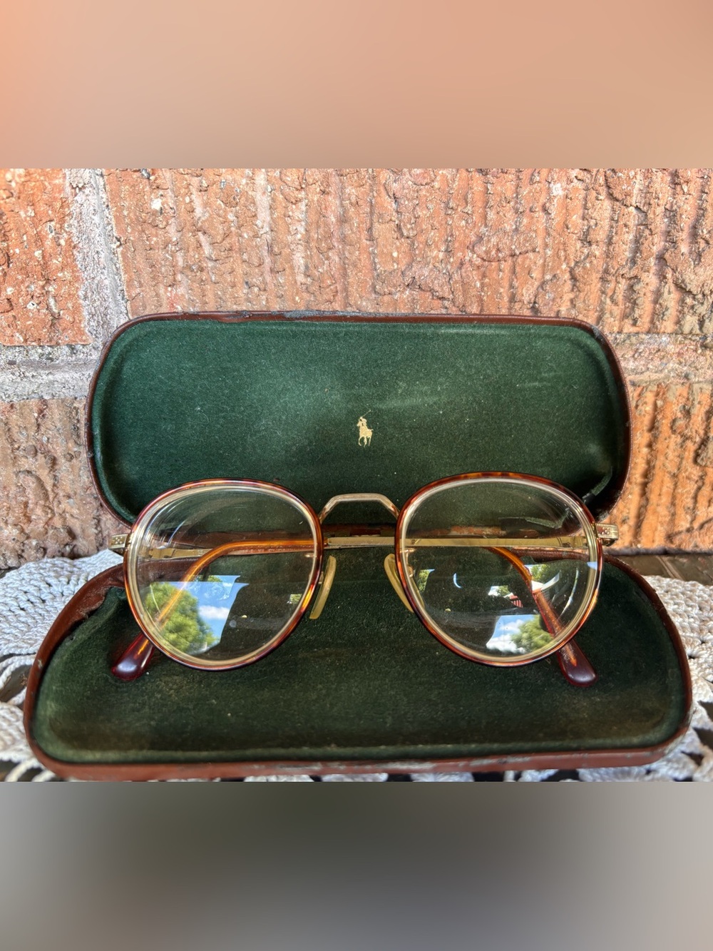 Vintage Polo Ralph Lauren Classic VI 47-19-135 Eyeglasses Frames Tortoiseshell